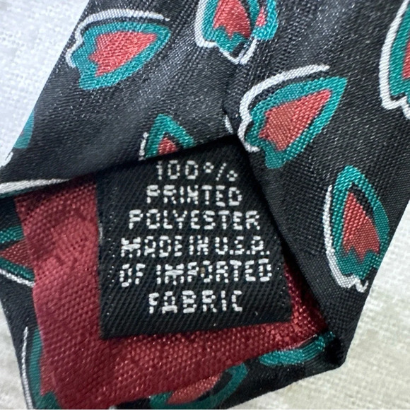 Vtg Christian Dior Monsieur Luxury Tie Colorful Abstract Print Necktie - Picture 3 of 5